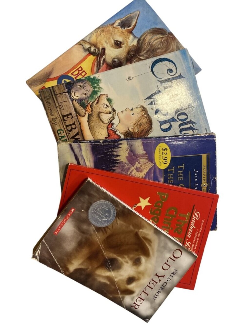 Set Of 5 Classic Childrens Books: The Best Christmas Pageant Ever Old Yeller The - Picture 10 of 10